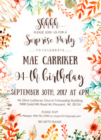Mae's Birthday